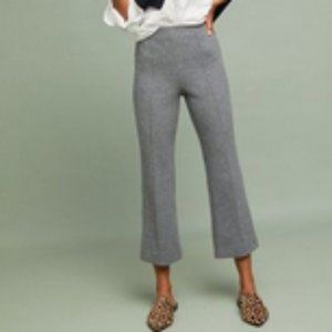 Double Knit Cropped Flare Pants